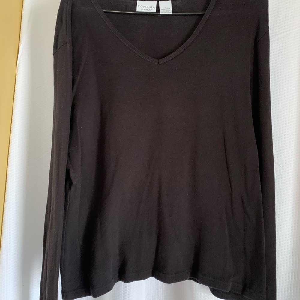 Basic black Long sleeve tee